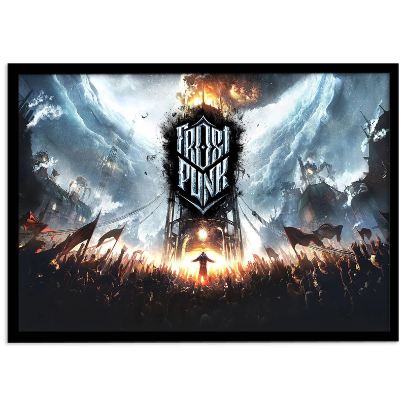 تابلو نوری بکلیت طرح بازی گیم نت Frostpunk مدل B-s1401