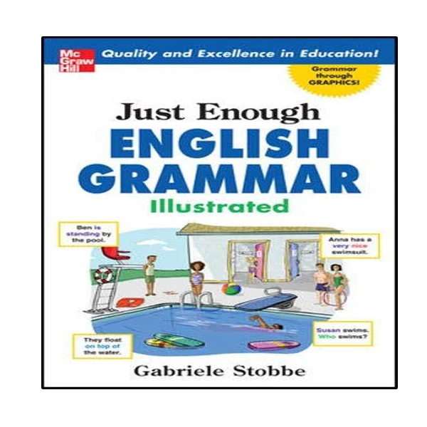کتاب Just Enough English Grammar Illustrated اثر Gabrielle Stobbe انتشارات نبض دانش