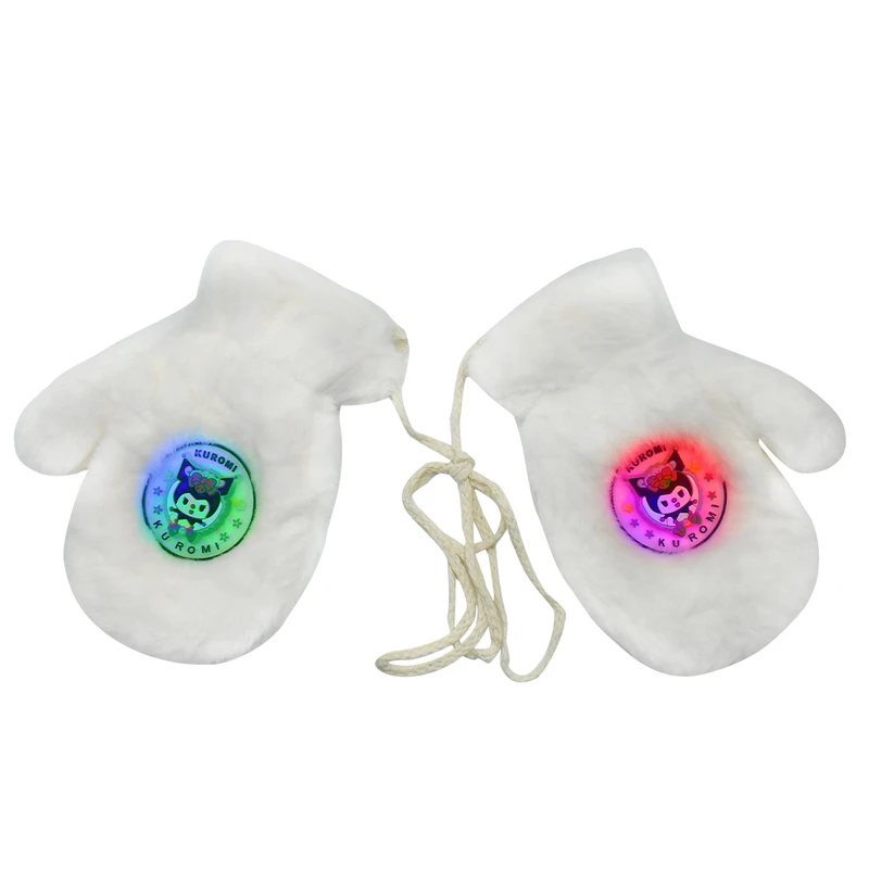 دستکش دخترانه مدل کرومی چراغدار کد set5