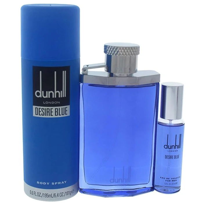 ست ادوتویلت مردانه دانهیل مدل  DESIRE BLUE حجم 100 میلی لیتر