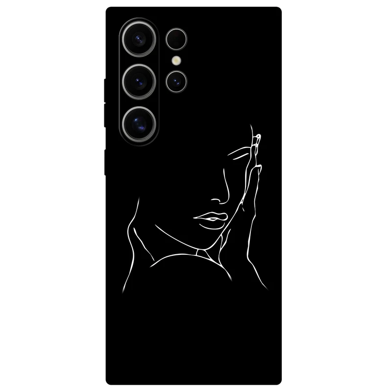 کاور مگافون طرح دخترانه مدل 8153 مناسب برای گوشی موبایل سامسونگ Galaxy S24 Ultra