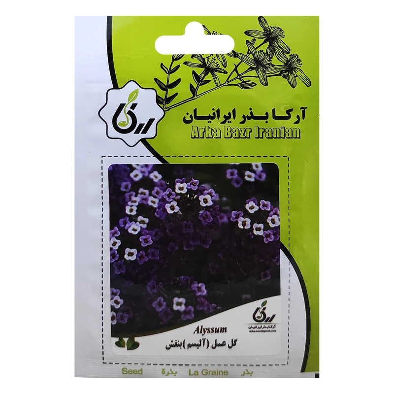  بذر گل عسلی بنفش آرکا بذر ایرانیان کد ARK-037