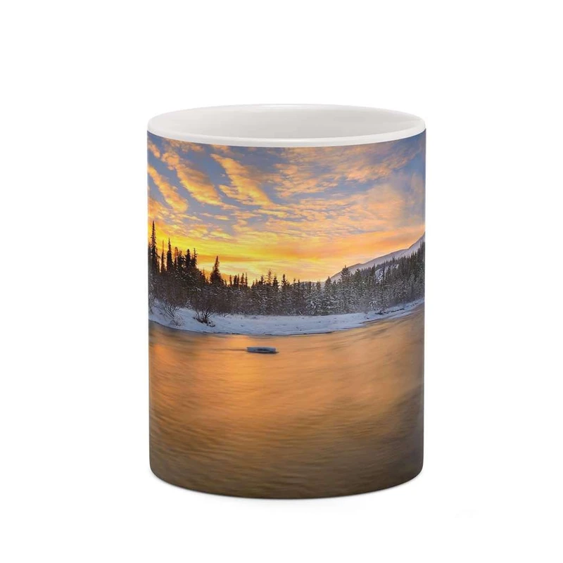 ماگ کاکتی مدل منظره برفی کد mgh18464