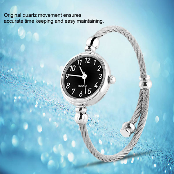 ساعت مچی عقربه ای زنانه مدل دستبندی لوکس کد maf21