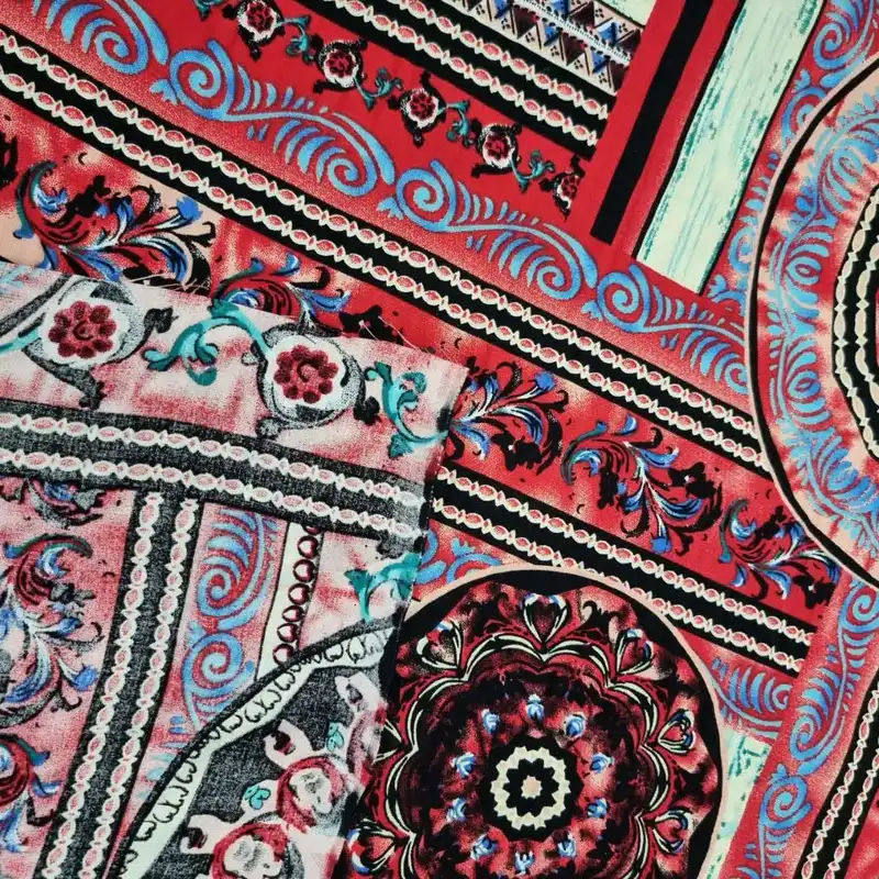 پارچه لباس مدل کودری نخی طرح سنتی کد B