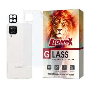 Lionex MTBFULL Nano Back Protector For Samsung Galaxy A12 / A12 Nacho / M12 / F12 With Camera Lens Protector