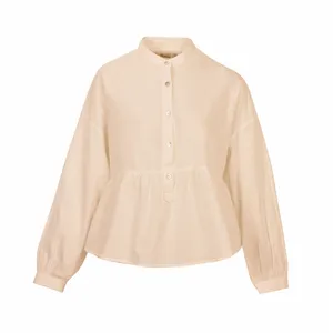 بلوز آستین بلند زنانه بادی اسپینر مدل 3622 کد 1 رنگ سفید