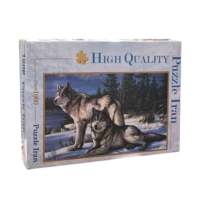 پازل 1000 تکه پازل ایران مدل گرگ مناسب برای 12 سال به بالا