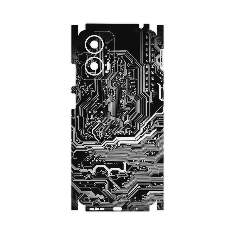 برچسب پوششی ماهوت مدل Black_Printed_Circuit_Board-FullSkin مناسب برای گوشی موبایل موتورولا Moto G24