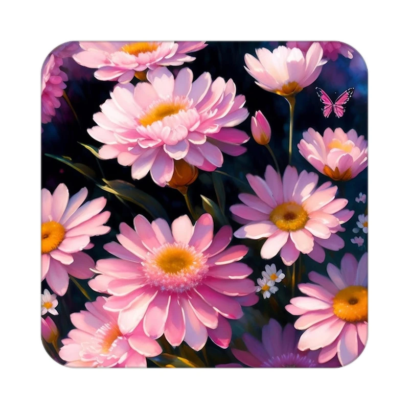 زیر لیوانی کاکتی طرح گل مدل mp18262