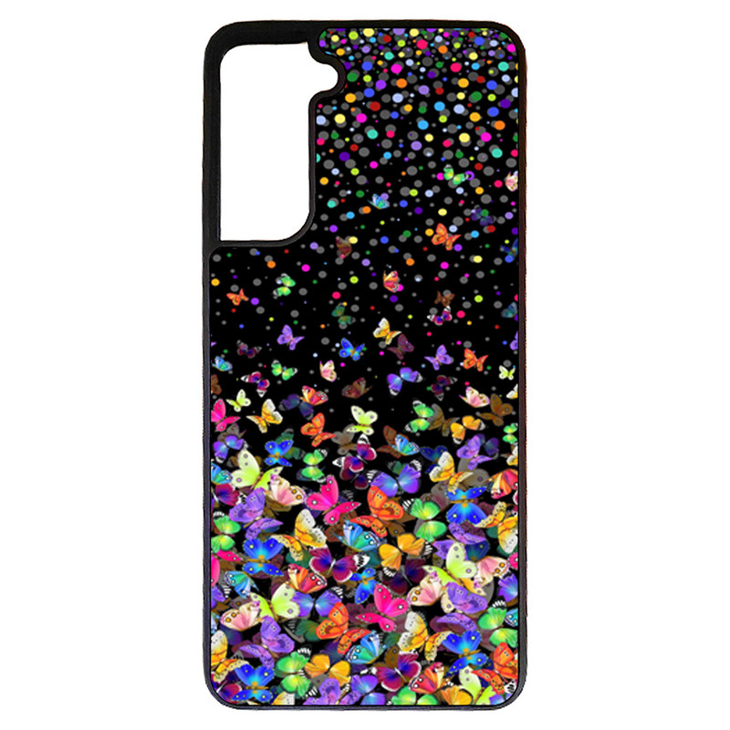 کاور گالری وبفر طرح پروانه ها مناسب برای گوشی موبایل سامسونگ galaxy s21 fe