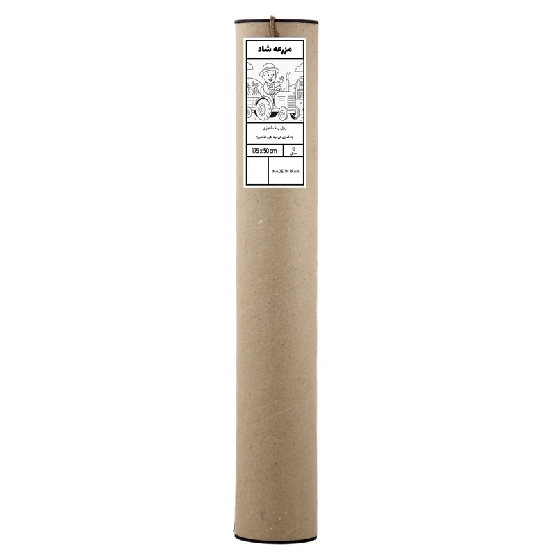 رول کاغذ مدل رنگآمیزی کودک طرح مزرعه شاد سایز 175×50 سانتی متر