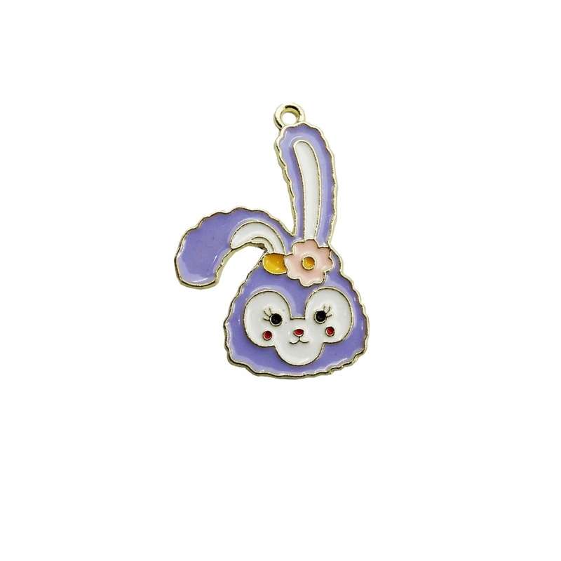 آویز گردنبند دخترانه مدل خرگوش گل به سر کد 1-55 آویز گردنبند دخترانه مدل خرگوش گل به سر کد 1-55