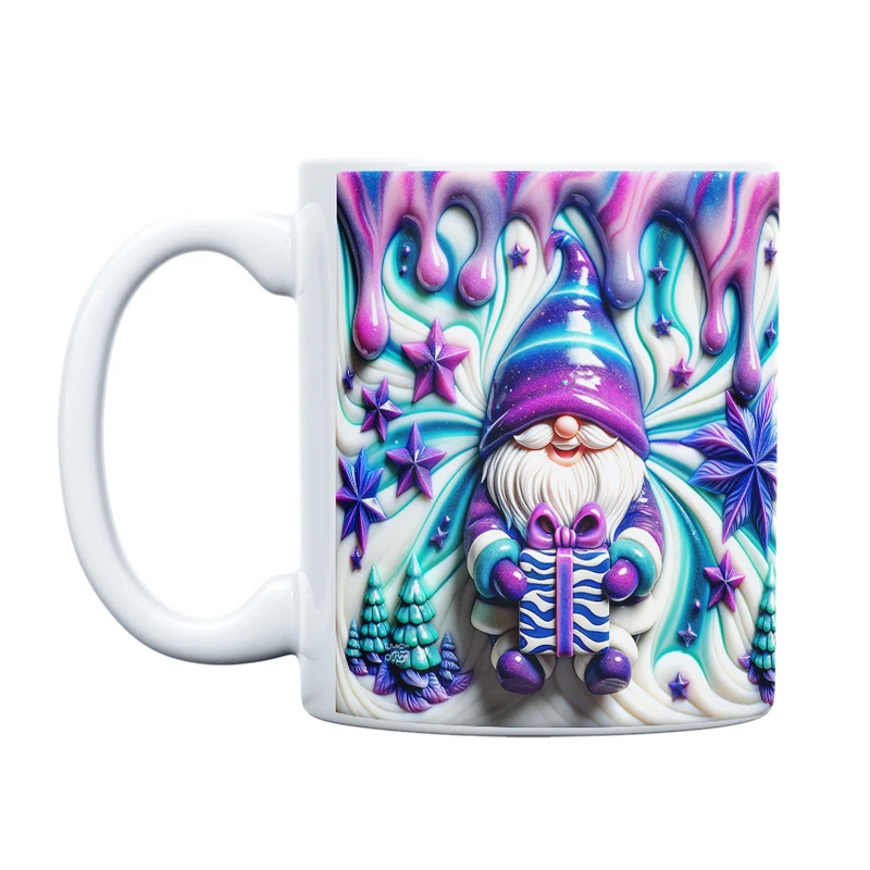 ماگ حس آمیزی طرح کریسمس مدل گنوم انرژی مثبت کد 3