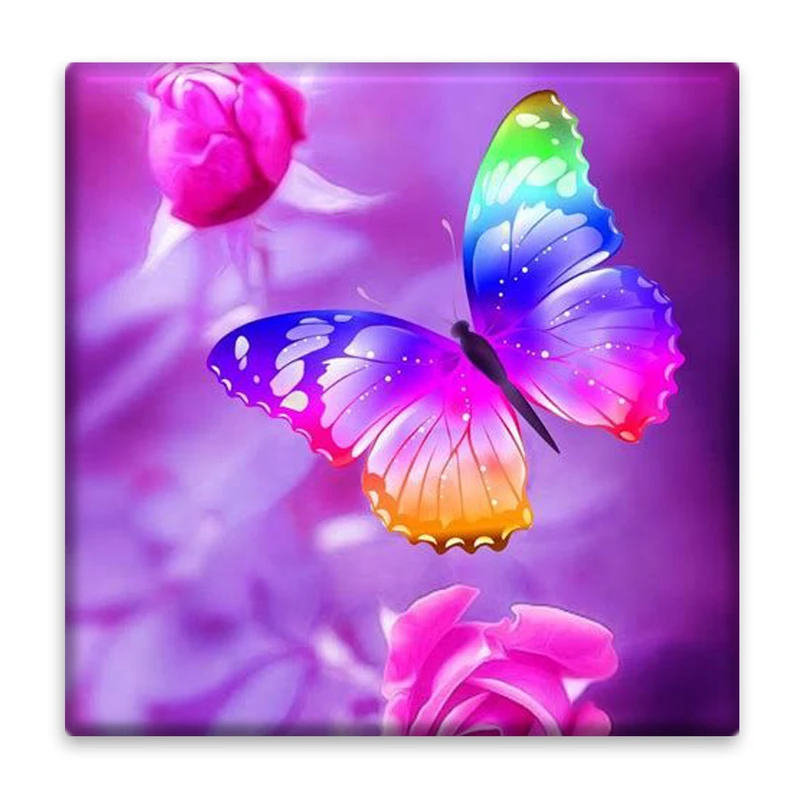 زیر لیوانی  مدل گل و پروانه کد    4698110_3334