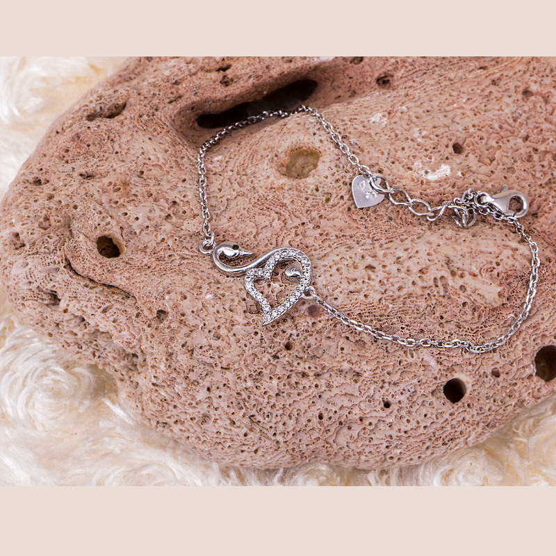 دستبند نقره زنانه مدل GTA-660