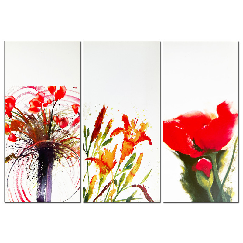 کارت پستال طرح گل کد JAM.15 بسته 12 عددی