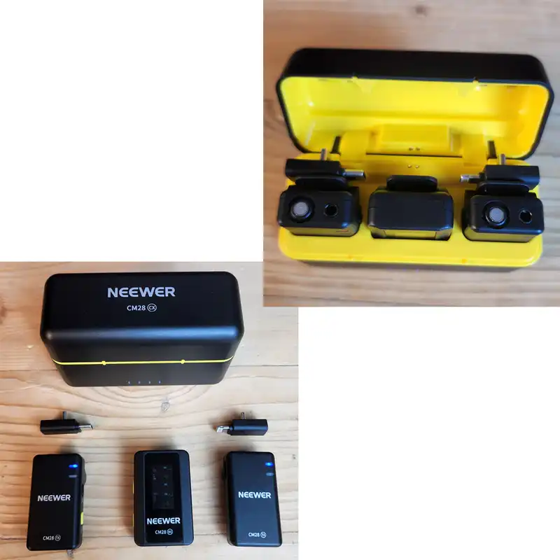 ست میکروفن بی سیم نیویر مدل Wireless Lavalier