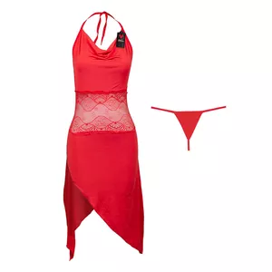 لباس خواب زنانه شباهنگ مدل Mermaid رنگ قرمز