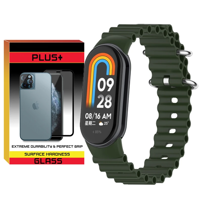 بند پلاس مدل Ocean PL مناسب برای ساعت هوشمند شیائومی Mi band 8