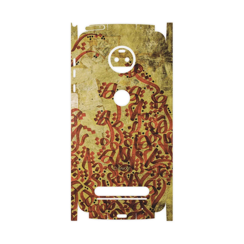 برچسب پوششی ماهوت مدل Nastaliq-5-FullSkin مناسب برای گوشی موبایل موتورولا Moto Z2 Force