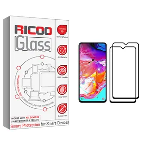 ricoo +HD Screen Protector For Samsung Galaxy A70 Pack Of 2