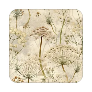 زیر لیوانی کاکتی طرح گل مدل mp18908