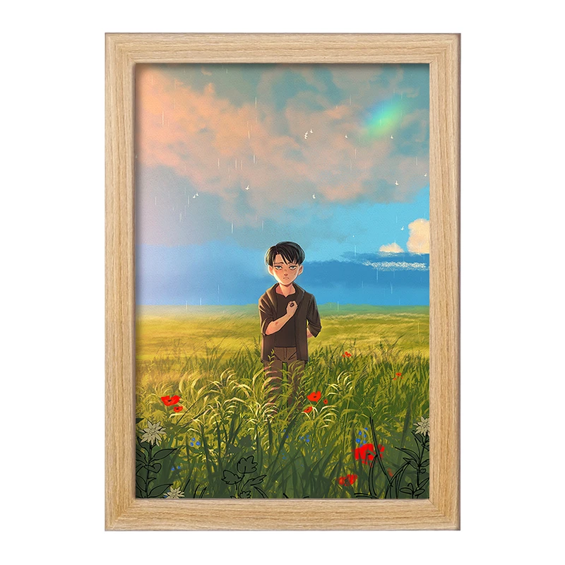 تابلو خندالو مدل لیوای انیمه اتک آن تایتان Attack on Titan  کد 18588