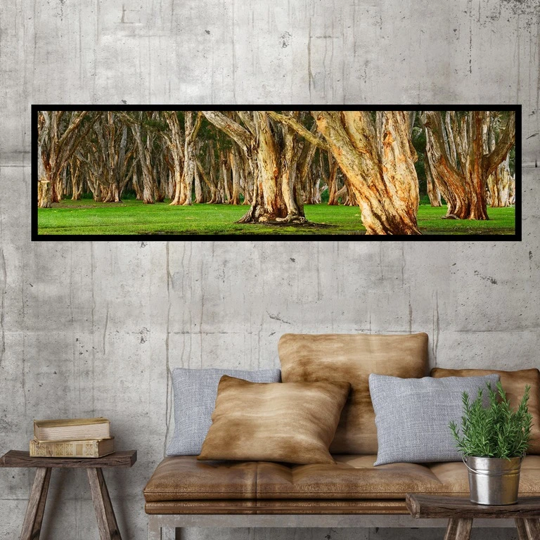 تابلو بکلیت طرح طبیعت جنگل مدل کشیده B-7556