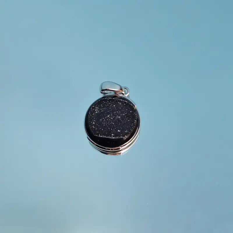 آویز گردنبند نقره زنانه مدل عقیق دروزی کد P02M-29