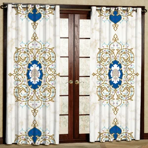 پرده مدل  هازان پانچی کد 4229 سایز 140x200 سانتی متر