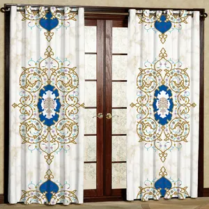 پرده مدل هازان پانچی کد m 4229 سایز 280x140 سانتی متر