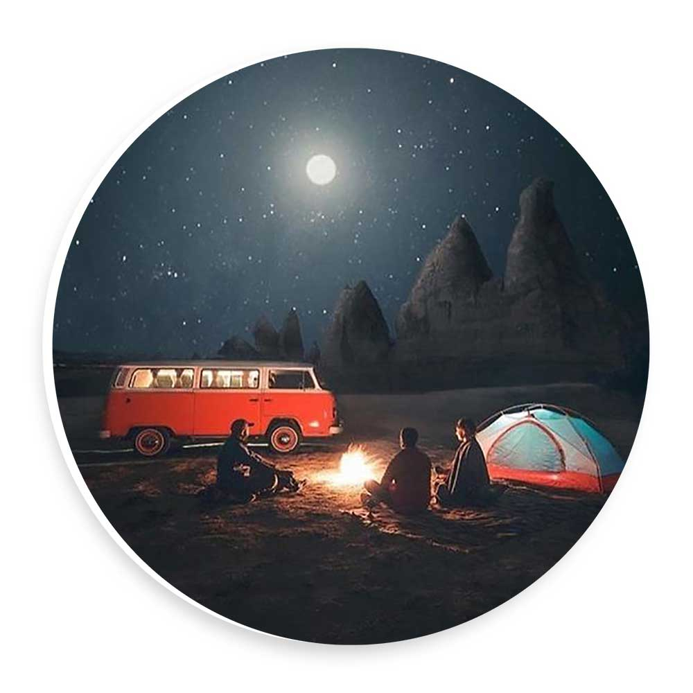  دیوارکوب طرح فولکس واگن و شب پرستاره مدل wtb820