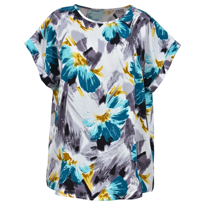 تونیک آستین کوتاه زنانه دل آویز مدل H456