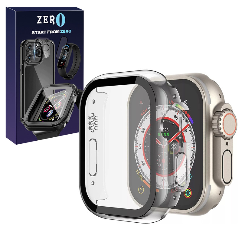 کاور زیرو مدل PolyPro ZR مناسب برای اپل واچ Ultra / Ultra 2 سایز 49 میلی متری به همراه محافظ صفحه نمایش