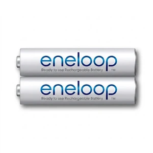 باتری نیم قلمی قابل شارژ تلفن بی سیم پاناسونیک مدل eneloop-bk-4mcce بسته 2 عددی