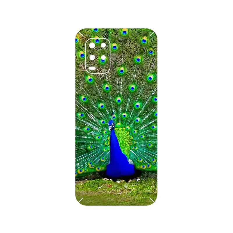 برچسب پوششی ماهوت مدل Peacock مناسب برای گوشی موبایل شیائومی Mi 10 Lite 5G