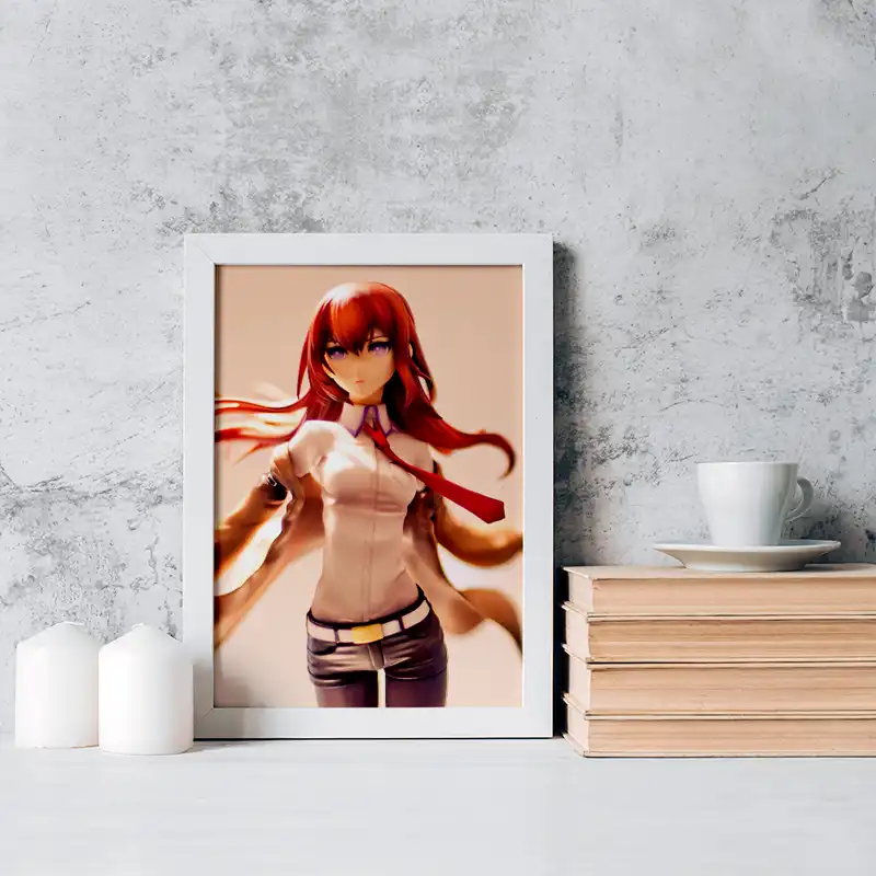 تابلو خندالو مدل کوریسو ماکیسه انیمه اشتاینز گیت کد 17493