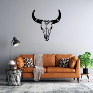 دیوارکوب ماهوت طرح جمجمه گاو کد 03