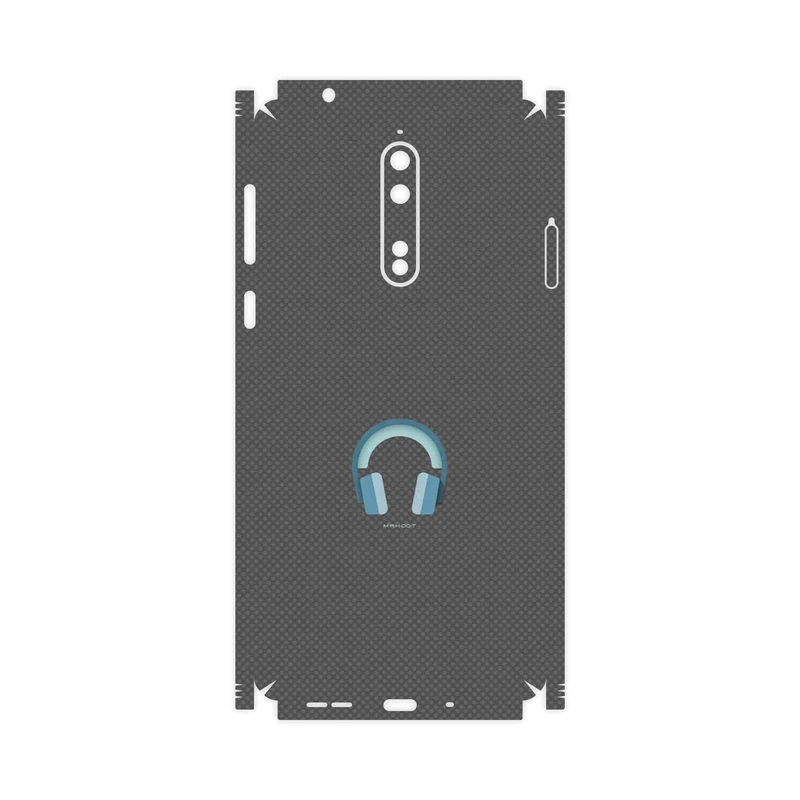 برچسب پوششی ماهوت مدل Minimal Headphone Icon-FullSkin مناسب برای گوشی موبایل نوکیا 8