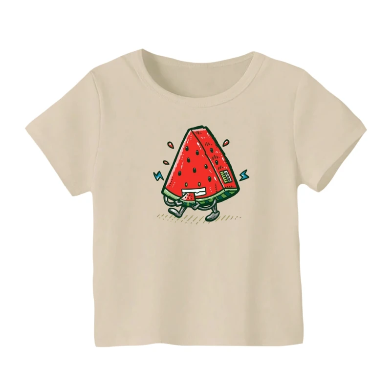 تی شرت آستین کوتاه بچگانه مدل هندوانه یلدایی کد 51