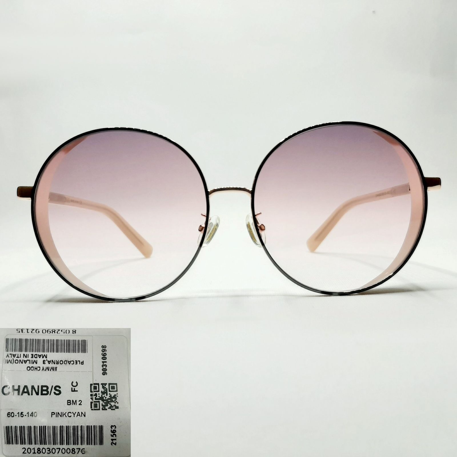 عینک آفتابی زنانه جیمی چو مدل CHANBS65lca -  - 2