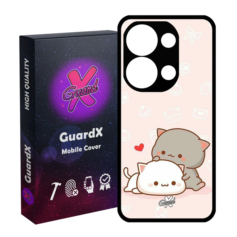 کاور گارد ایکس طرح Love مدل Glass10372 مناسب برای گوشی موبایل شیائومی Redmi Note 13 Pro 4G / Poco M6 Pro 4G