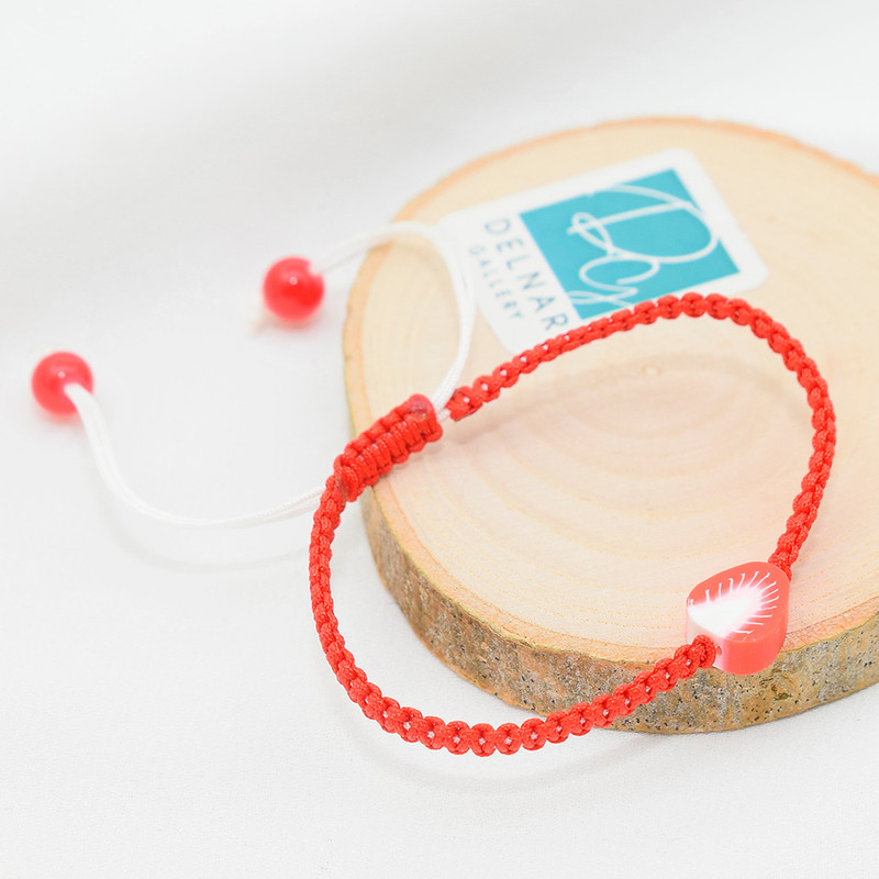 دستبند دخترانه دلنار گالری مدل توت فرنگی کد 01 دستبند دخترانه دلنار گالری مدل توت فرنگی کد 01