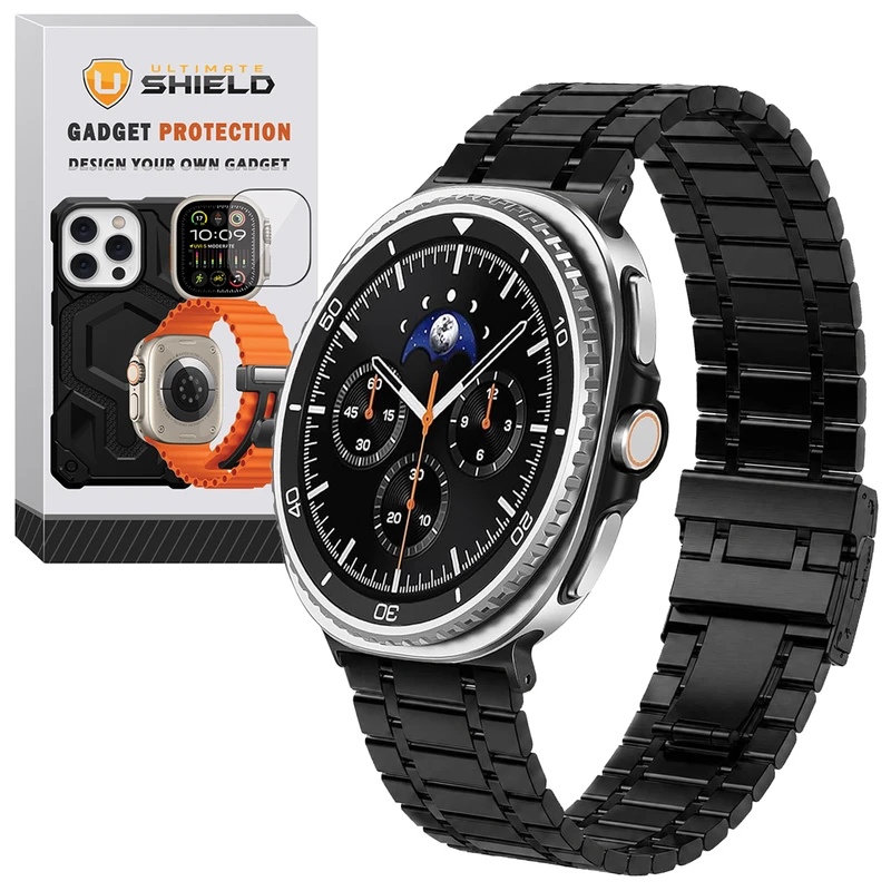 بند آلتیمیت شیلد مدل 5L Steel NV8 مناسب برای ساعت هوشمند سامسونگ Galaxy Watch 8 Classic 46mm