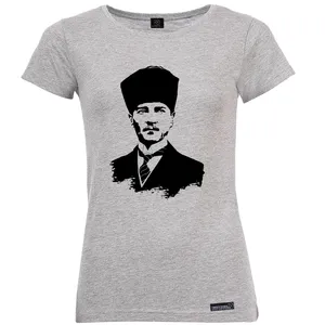 تی شرت آستین کوتاه زنانه 27 مدل Ataturk کد MH933