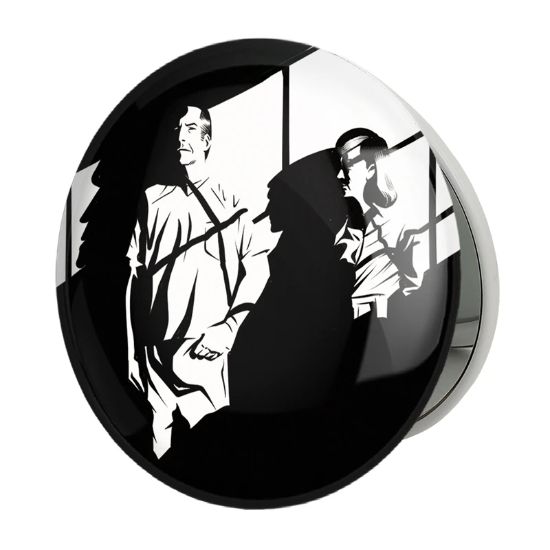 آینه جیبی خندالو طرح سریال بهتره با سال تماس بگیری Better Call Saul مدل تاشو کد 29775