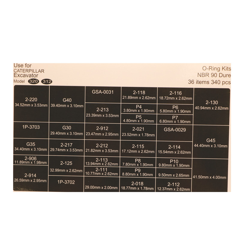 مجموعه 430 عددی اورینگ جیمورس مدل MOK06 مناسب برای ماشین آلات کاترپیلار مجموعه 430 عددی اورینگ جیمورس مدل MOK06 مناسب برای ماشین آلات کاترپیلار