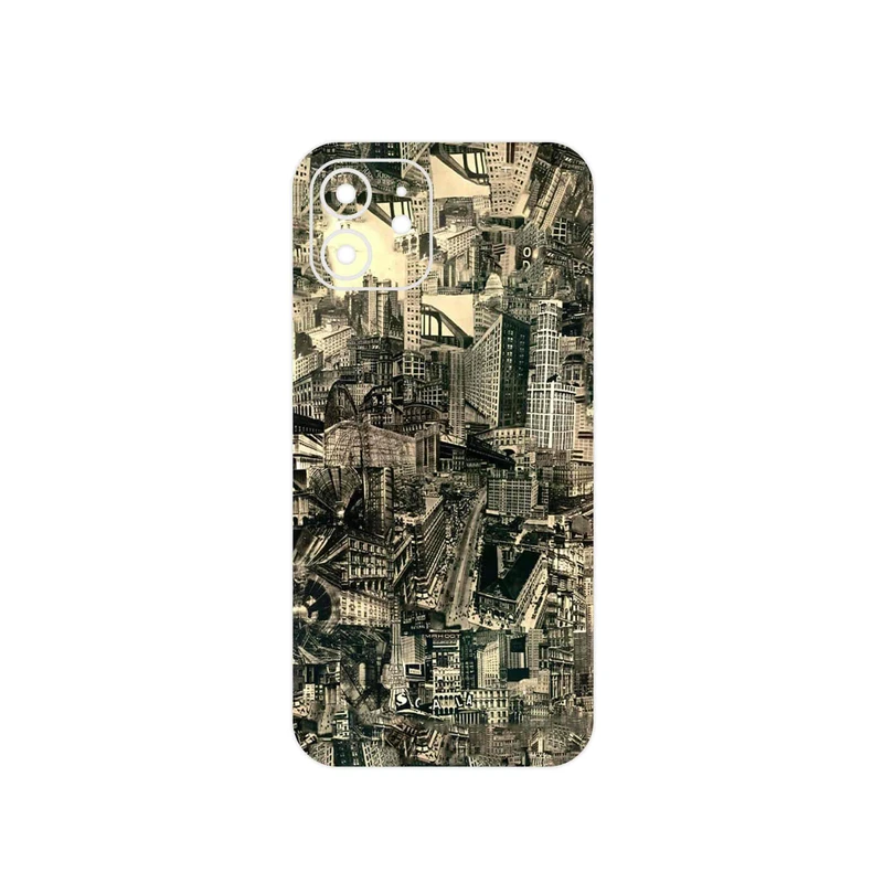 برچسب پوششی ماهوت مدل Collage of Skyscraper مناسب برای گوشی موبایل اپل iPhone 12