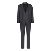 ست کت و شلوار و جلیقه مردانه آریوان مدل  ticket pocket